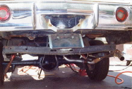 Up on stands rear